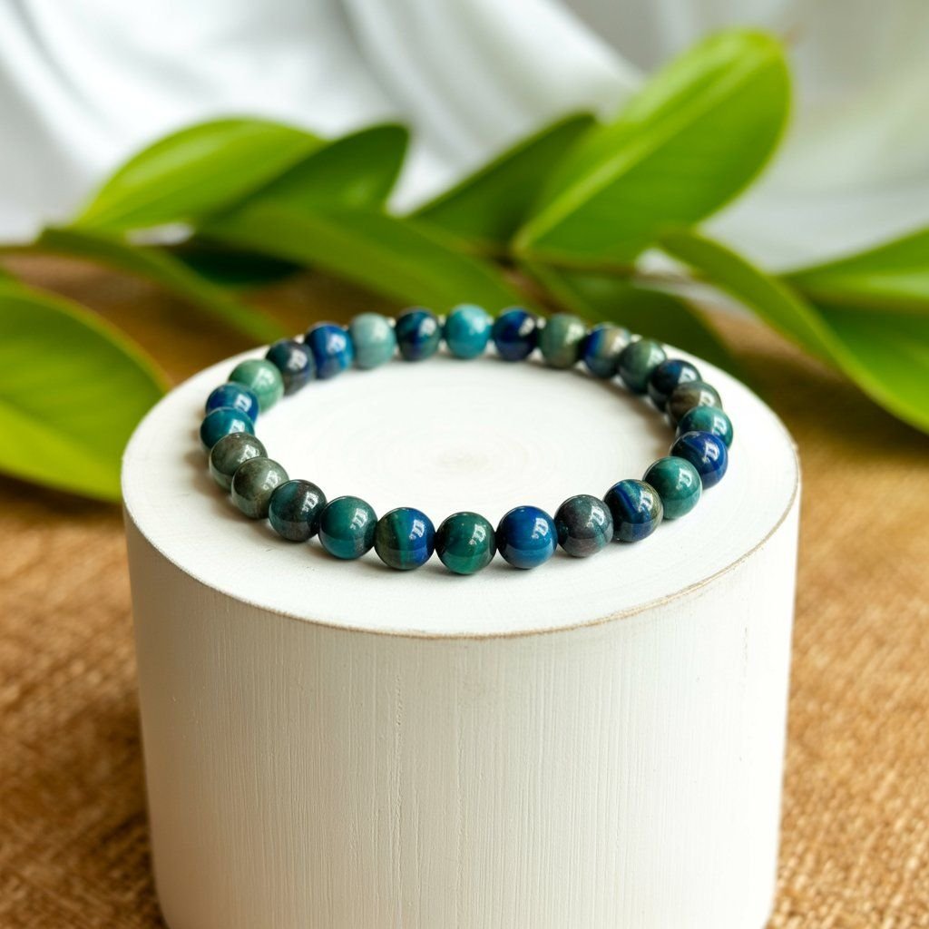 Blue kyanite bracelet