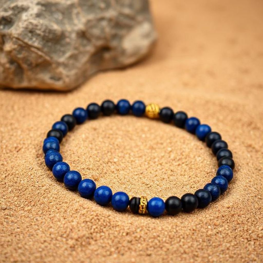 blue tourmaline bracelet