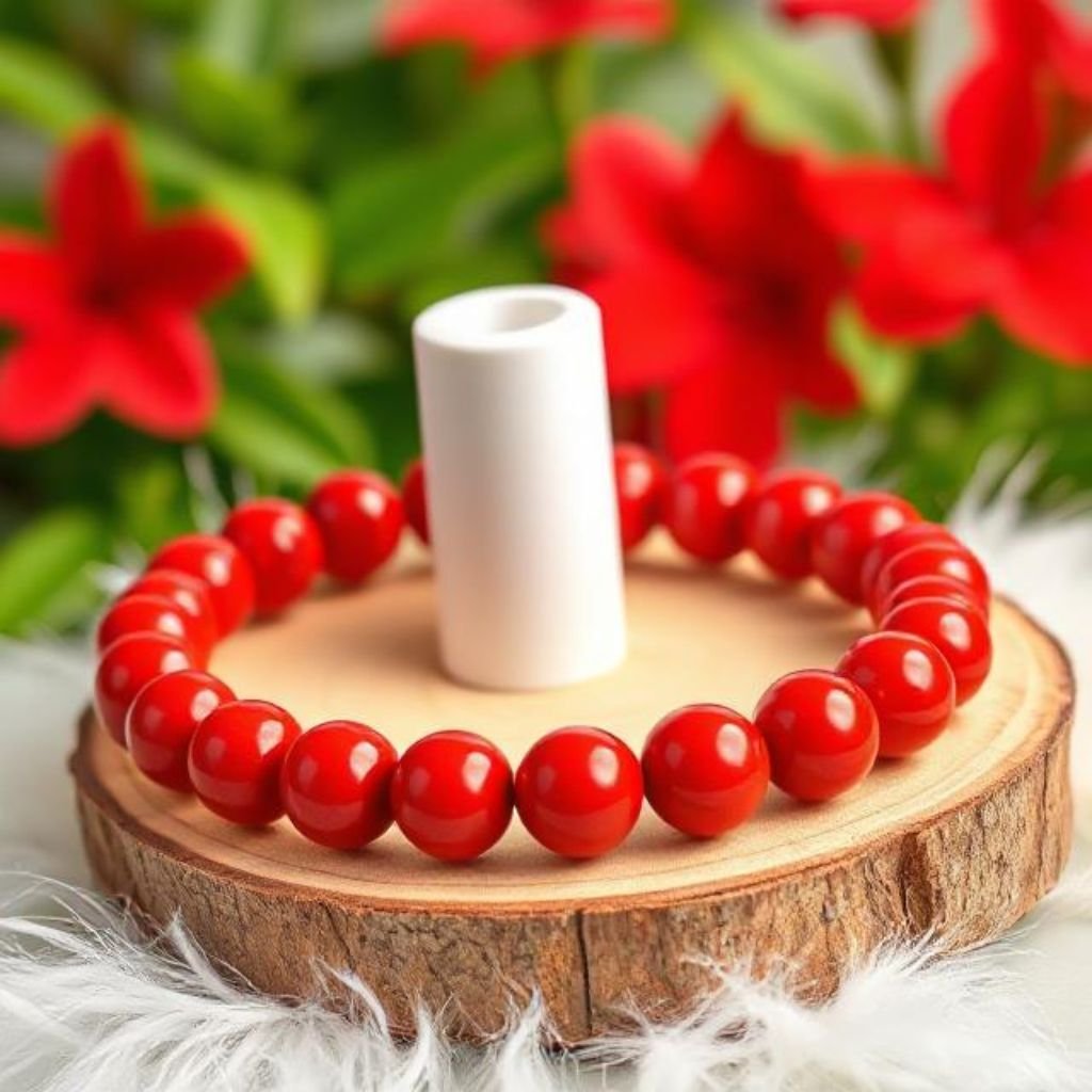 coral bracelet