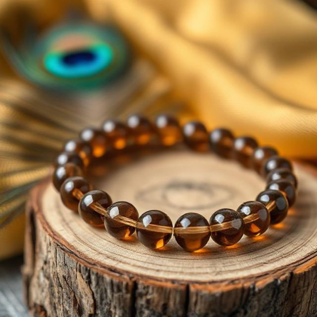 smoky quartz bracelet